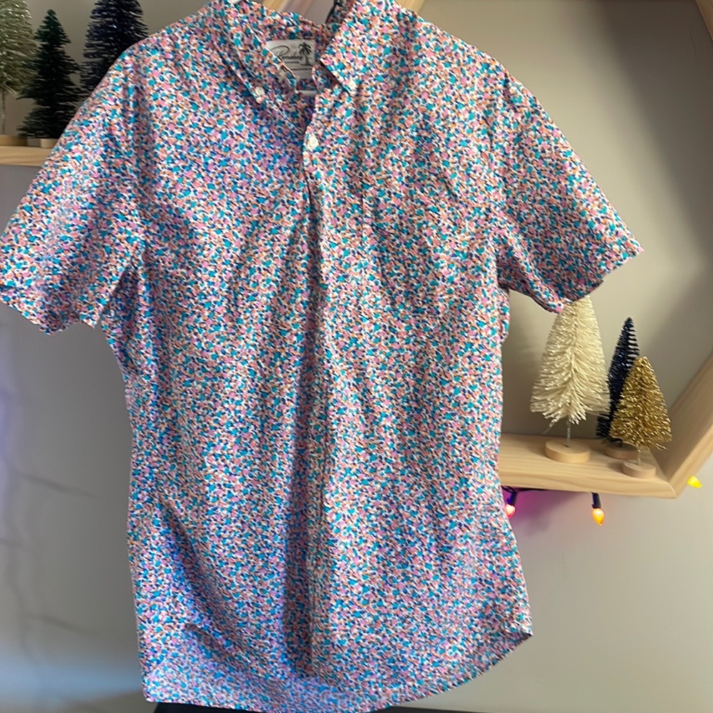XL Bonobos slim fit short sleeve button down